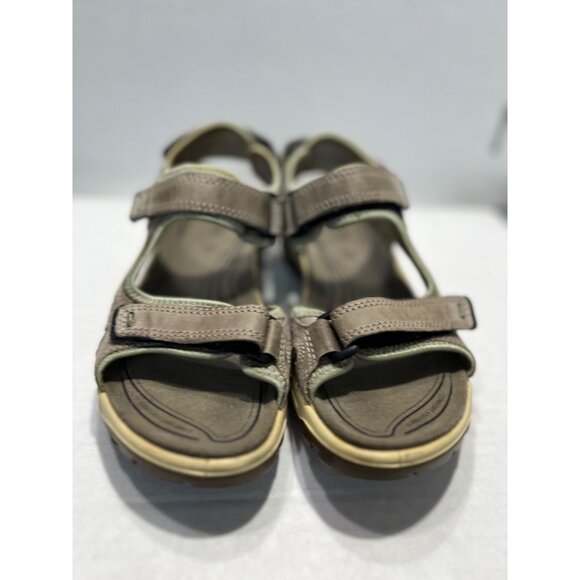 Ecco Womens off road Sandals Size 6 or 37 lite moon rock Leather Open Toe - Picture 2 of 10